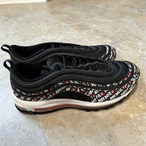 NIKE Air Max 97 Just Do It Black Men’s Sneakers Size 11